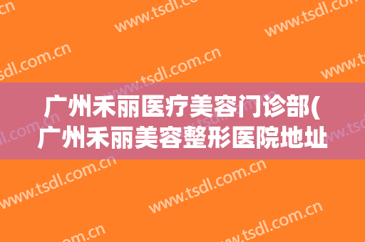广州禾丽医疗美容门诊部(广州禾丽美容整形医院地址)